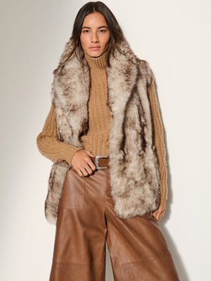 Lara Reversible Toscana Sheepskin Vest | Overland