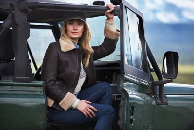 Batavia Shearling Sheepskin Bomber Jacket 