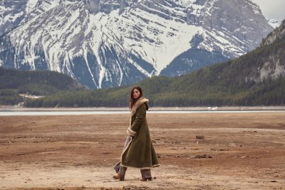 Dakota Hooded Toscana Sheepskin Coat