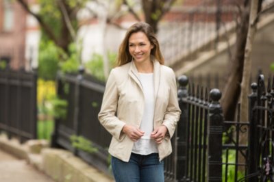 Priscilla Italian Goatskin Leather Jacket