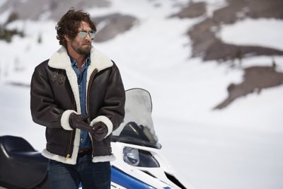 Overland Classic Sheepskin B-3 Bomber Jacket - Big (4X - 5X)