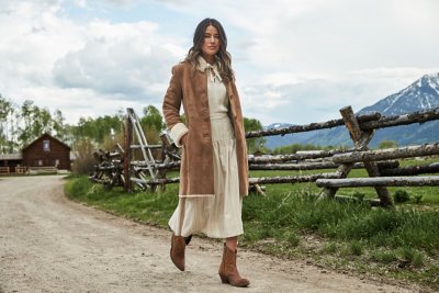 Justine Spanish Shearling Sheepskin Coat