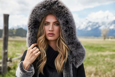 Juliette Hooded Sheepskin Coat