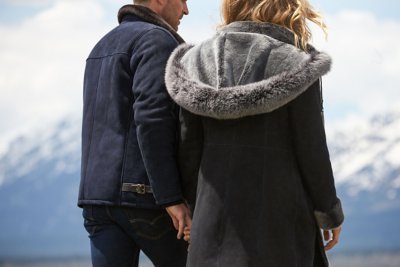 Juliette Hooded Sheepskin Coat