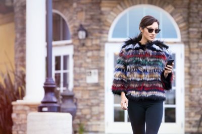 Cecily Fox Fur Jacket