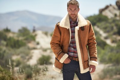 Jason Sheepskin B-3 Bomber Jacket