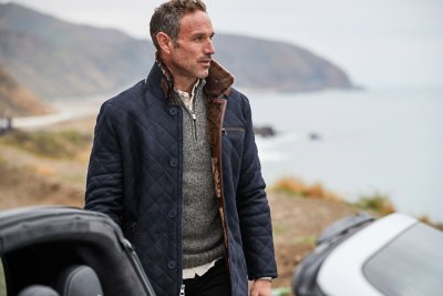 Hayes Quilted Sheepskin Coat