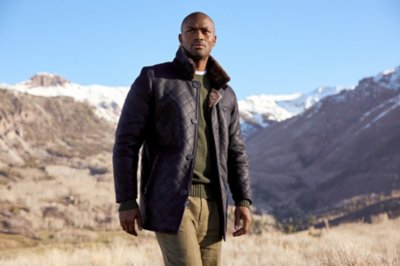 Hayes Quilted Sheepskin Coat