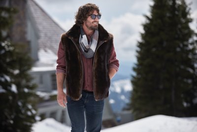 Quinn Otter Fur Vest