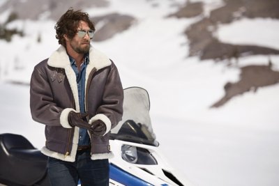 Overland Classic Sheepskin B-3 Bomber Jacket