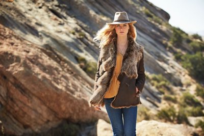 Montana Raw Edge Toscana Sheepskin Coat