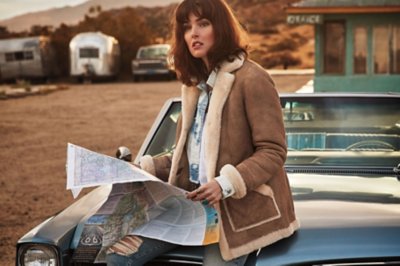 Marleigh Shearling Sheepskin Rancher Coat