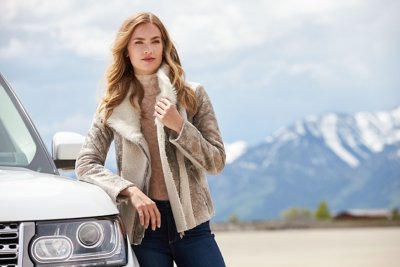 Vegas Studded Sheepskin Jacket with Toscana Trim