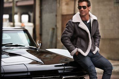 Classic Sheepskin B-3 Bomber Jacket – Tall (38LT – 56LT)