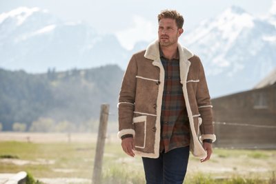 Maverick Shearling Sheepskin Rancher Coat
