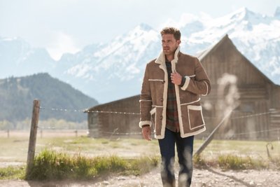 Maverick Shearling Sheepskin Rancher Coat