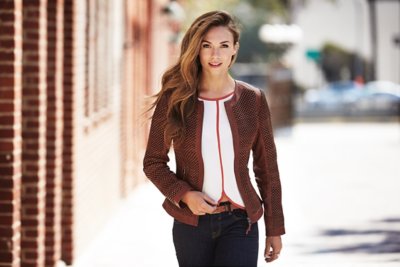 Vanessa Italian Lambskin Leather Jacket