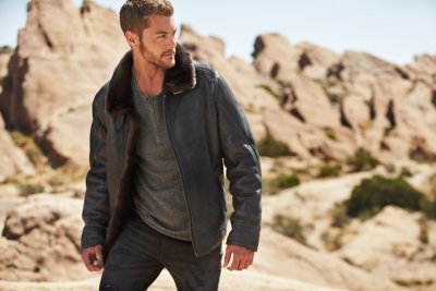 Brody Shearling Sheepskin Bomber Jacket