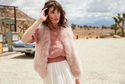 Riley Marabou Feather Vest