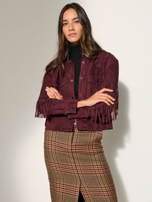 Rosario Suede Leather Jacket