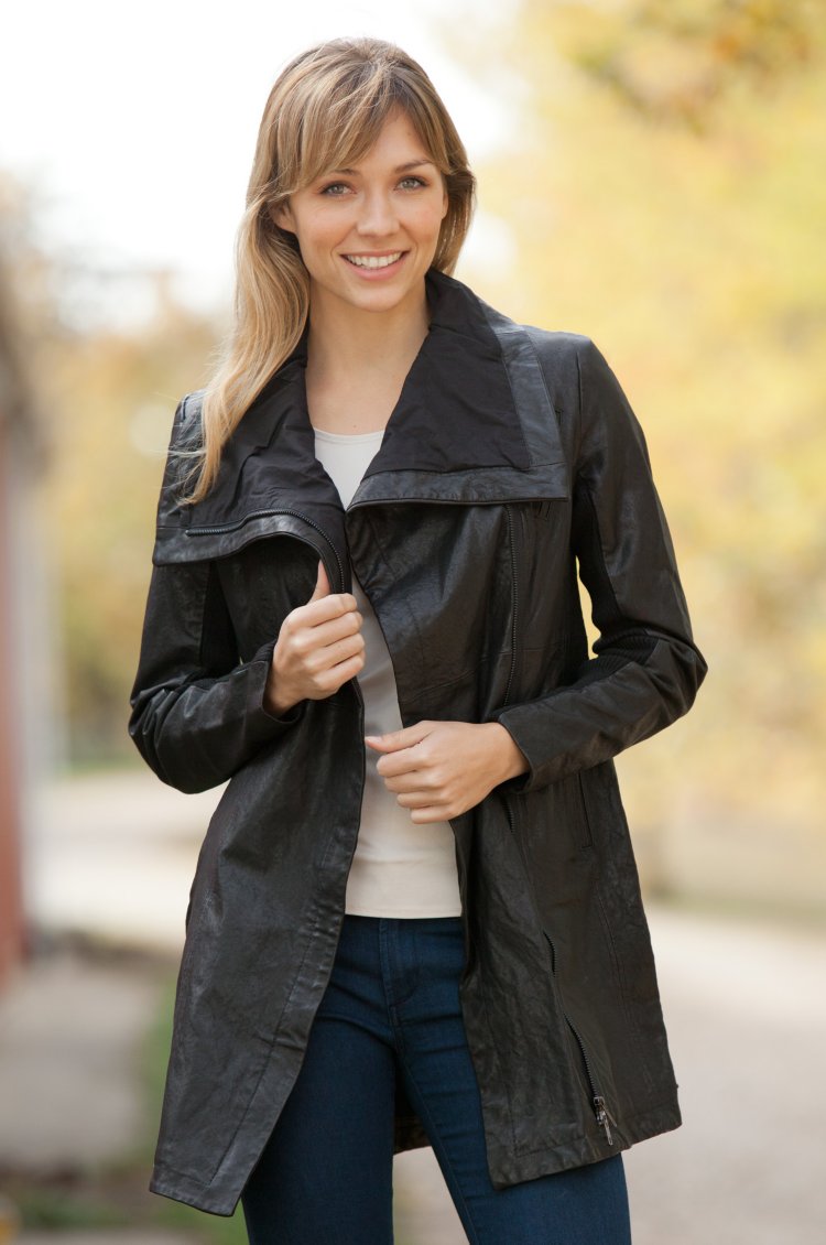 Women's EMU Coronet Bay Sheepskin Leather Jacket | Overland
