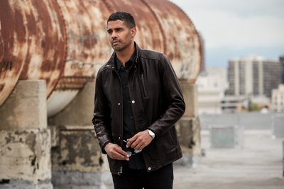 Reynolds Italian Lambskin Leather Car Coat