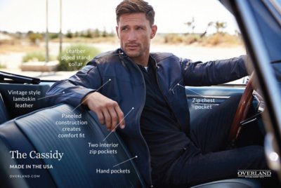 Cassidy Italian Lambskin Leather Moto Jacket