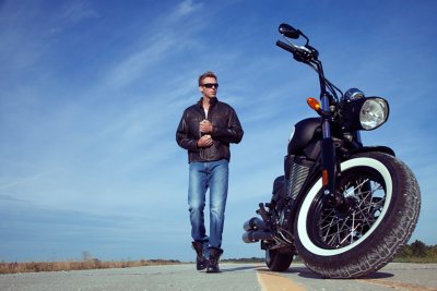 Jose Retro Cowhide Leather Motorcycle Jacket