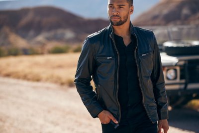 Stanley Leather Moto Jacket
