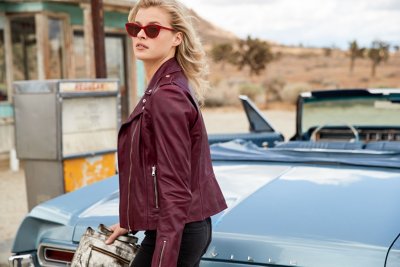 Harper Lambskin Leather Moto Jacket
