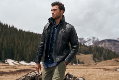 Memphis Leather Moto Jacket – Tall (38T – 52T)