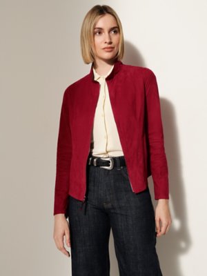Kayla Reversible Suede Leather Jacket | Overland