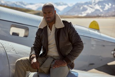 Curtis Leather A-2 Bomber Jacket