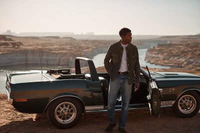 Evan Suede Leather Shirt Jacket