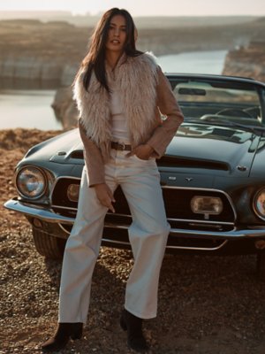 Celestine Suede Leather Jacket | Overland