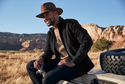 Larson Buffed Leather Jacket 