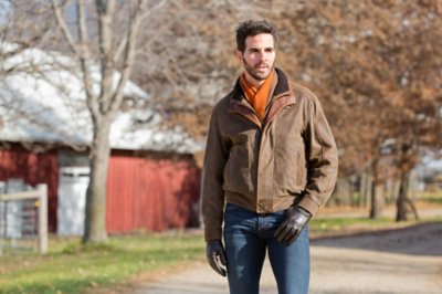 Skyfall Lambskin Leather Bomber Jacket