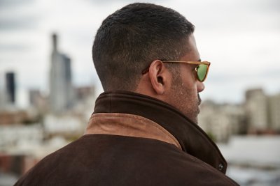 Jack Frost Leather Coat with Spanish Merino Shearling Lining - Tall (40L - 46L)