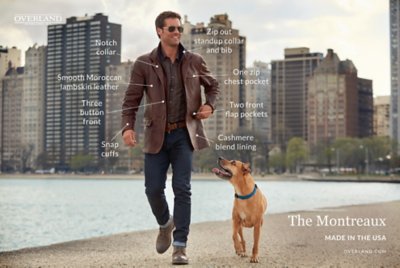 Montreaux Moroccan Lambskin Leather Blazer