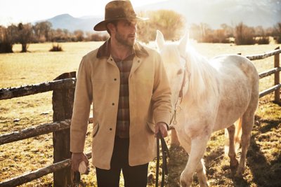 Country Gentleman Calfskin Leather Coat - Big (48 - 52)