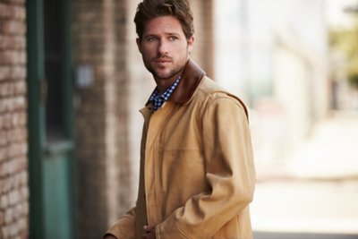 Country Gentleman Calfskin Leather Coat - Big (54 - 56)
