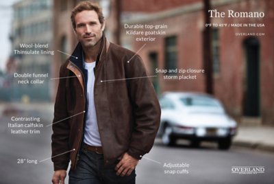 Romano Leather Jacket (Big 54-56)
