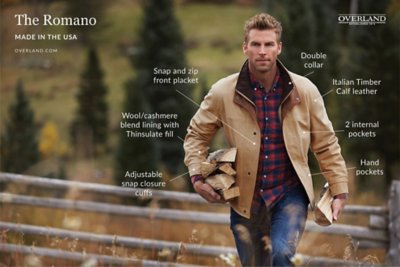 Romano Palomino Leather Jacket – Big (48 – 52)