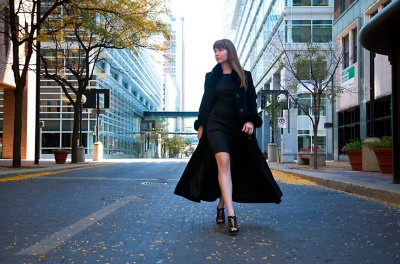 Lydia Loro Piana Wool Coat with Fox Fur Trim