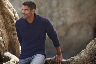 Portland Alpaca Wool Fisherman's Sweater 