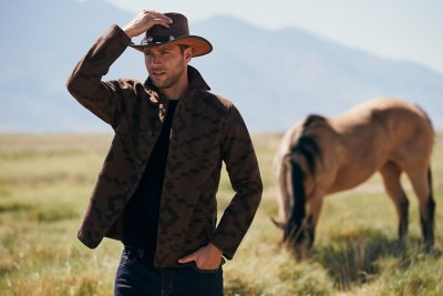 Headwaters Southwest Wool-Blend Coat