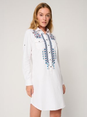 Corrine Embroidered Cotton-Blend Shirt Dress 189$