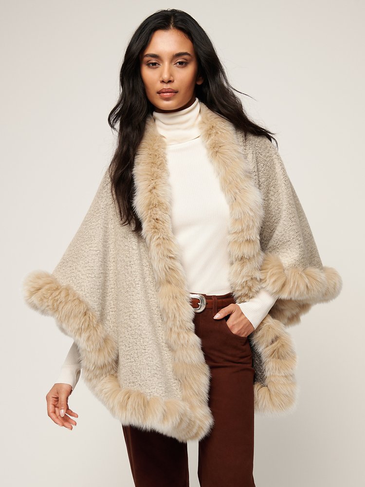 Bella Alpaca Wool-Blend Cape | Overland