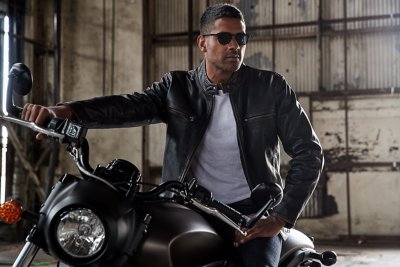 Retro Leather Moto Jacket
