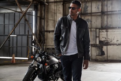 Retro Leather Moto Jacket